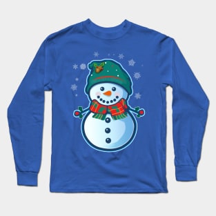 Snuggle Snowman Long Sleeve T-Shirt